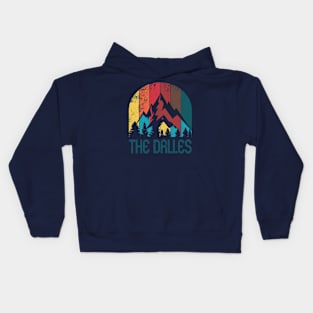 Retro City of The Dalles T Shirt for Men Women and Kids Kids Hoodie